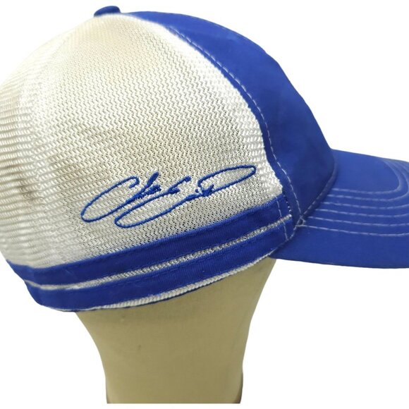 NAPA Racing NASCAR #24 Chase Elliott Hendrick Mesh Strapback Cap Double Stripe - Picture 9 of 15